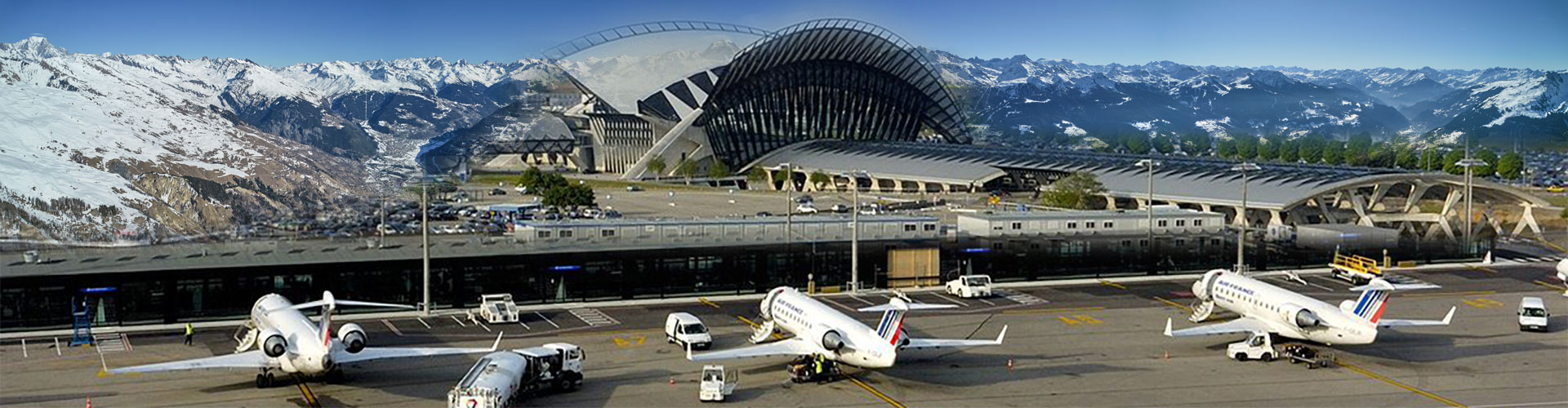 Taxi Lyon airport transfers to ski resorts Les Arcs in France